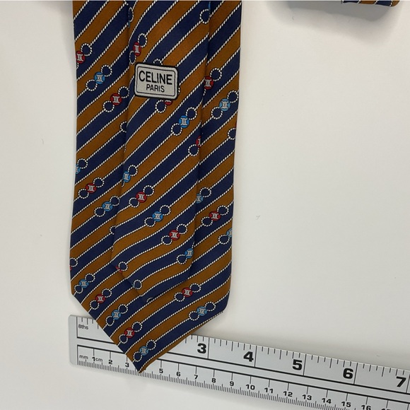 Celine Paris Brand Accessories Necktie Men's - Picture 6 of 7